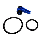 FUJI Kogyo EHKM-BL lure hook keeper blue body secures lures.