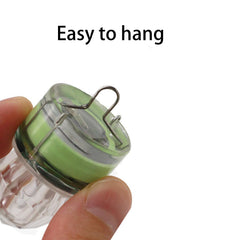 Water-activated green LED fishing light in water
