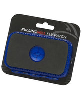 Fulling Mill Fly Patch Blue close-up for easy fly placement.