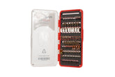 Fulling Mill Stealth Fly Box with frosted lid showing compact travel-friendly design.
