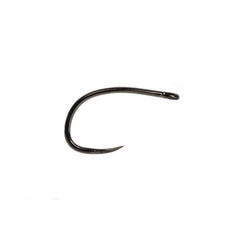 Fulling Mill FM51 Grub Boss Hook close-up, wide gape for secure euro nymph patterns