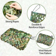 FullLit camo netting mesh backing supports concealment in natural settings.