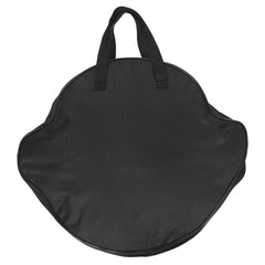 FUNOMOCYA cast iron skillet bag top view keeps cookware organized on outdoor trips.