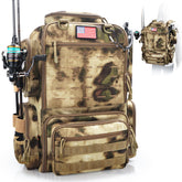 FunVZU Fishing Backpack main compartment keeps gear organized for easy access on long days.
