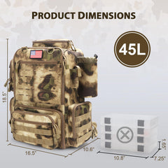 FunVZU Fishing Backpack side pockets keep tools within reach during a fast-paced fishing session.