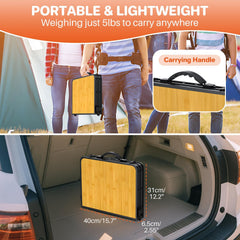 FUNYKICH 26cm height option for comfortable seating at picnics.
