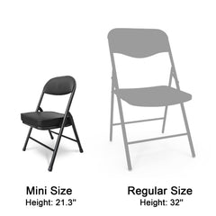 Fusehome mini folding chair armless design simplifies entry and saves space.