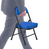 Fusehome mini padded folding chair unfolds quickly for durable outdoor seating