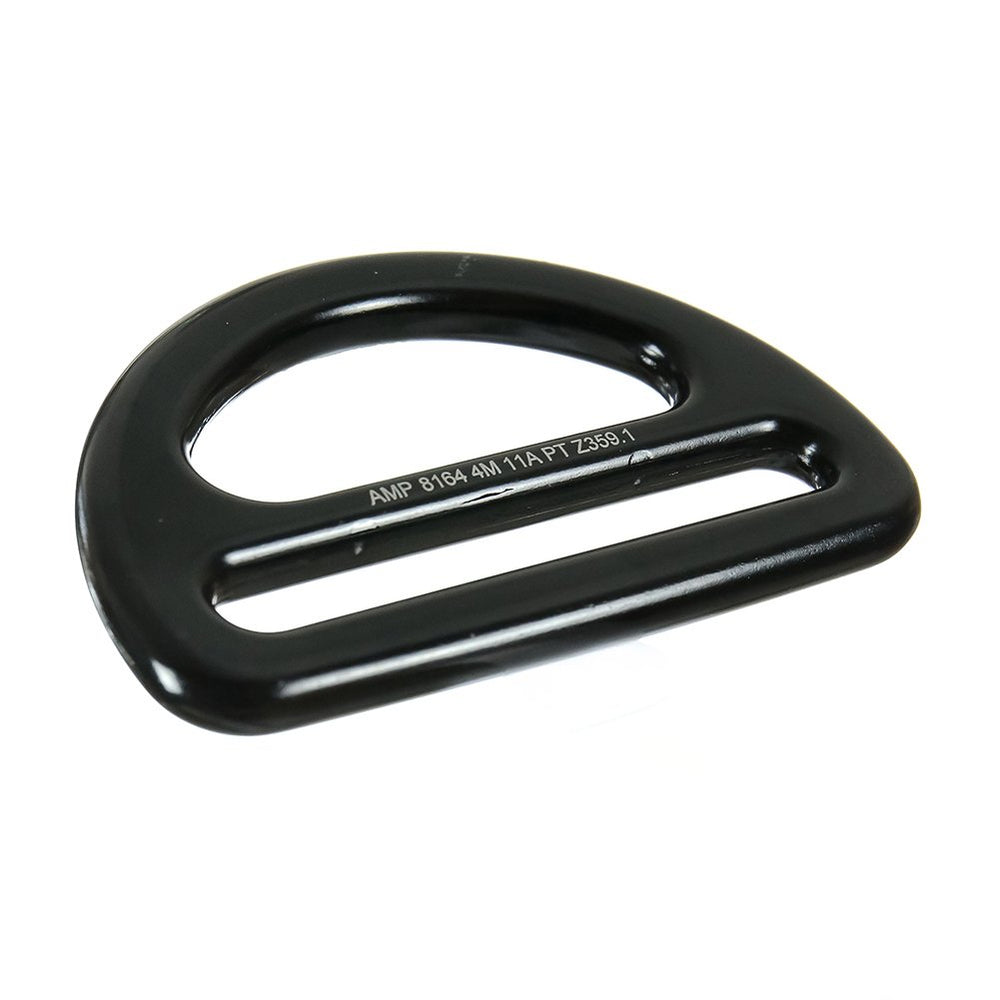 Fusion Bretta aluminum slotted D-ring secures 3-1-4 webbing for reliable attachment.