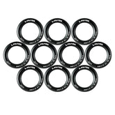 Fusion Climb 2-inch orange-black aluminum O-ring, matte finish, ideal for versatile anchors