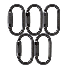 Fusion Climb auto-locking carabiner 27kN closeup, rugged steel build for safety
