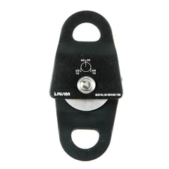 Fusion Climb Ekat Micro side-swing pulley matte-black finish demonstrates durability in rugged environments