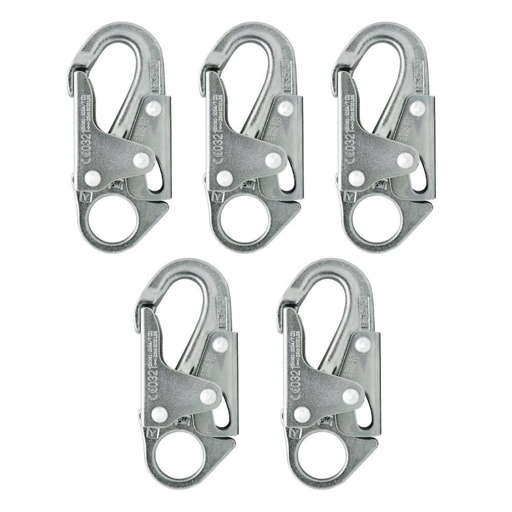 Fusion Climb Maxi-2 forged steel snap hook with 25kN capacity for secure rigging