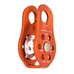 Fusion Climb Nuro Pulley snag-free rounded edges for smooth operation.