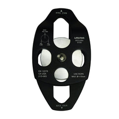 Fusion Climb Secura Pulley outer view highlights lightweight strength for rigging tasks
