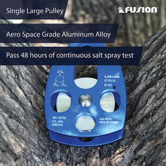 Fusion Strux sealed bearings provide smooth rotation and reduced wear