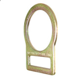 Fusion Climb Team Carbon D-ring with extra-large opening in gold for secure tie-back use