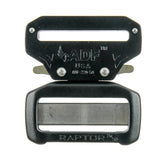 Fusion Raptor buckle quick-release for 2-inch belts, easy on/off
