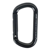 Fusion straight gate carabiner with lightweight aluminum for easy handling.