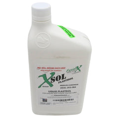 FusionX X-SOL resin, clear and firm, for durable soft lure molds and vibrant color retention.