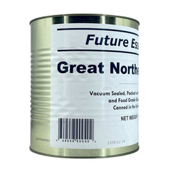 Future Essentials Great Northern Beans bulk 5lb packaging highlighting economical storage.