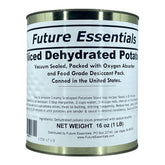 Future Essentials sliced dehydrated potatoes in a can for long-term storage