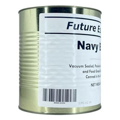 Future Essentials Small White Beans in #10 can, ideal for bulk meal prep and storage