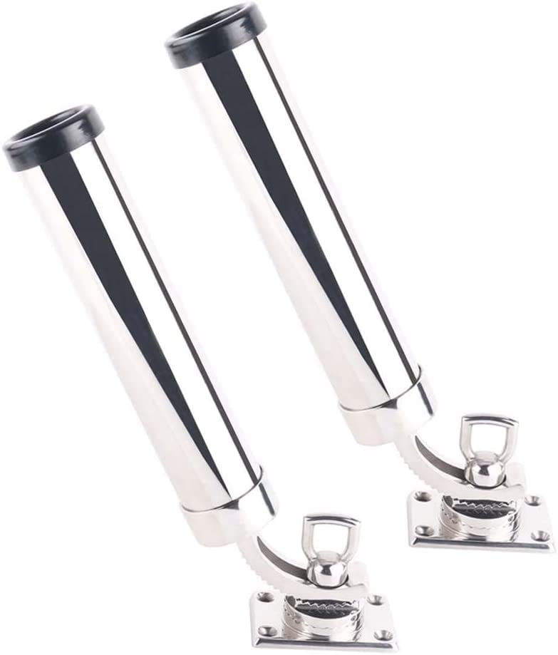 FUTURUP 360° rod holder base deck-mount design for secure boating setup.