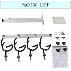 FUTURUP Sure Grip rod holder 360-degree rotation enables flexible positioning.