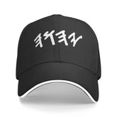 fwoeqiz Lucky Old Hebrew Yahuah trucker hat front view shows breathable comfort