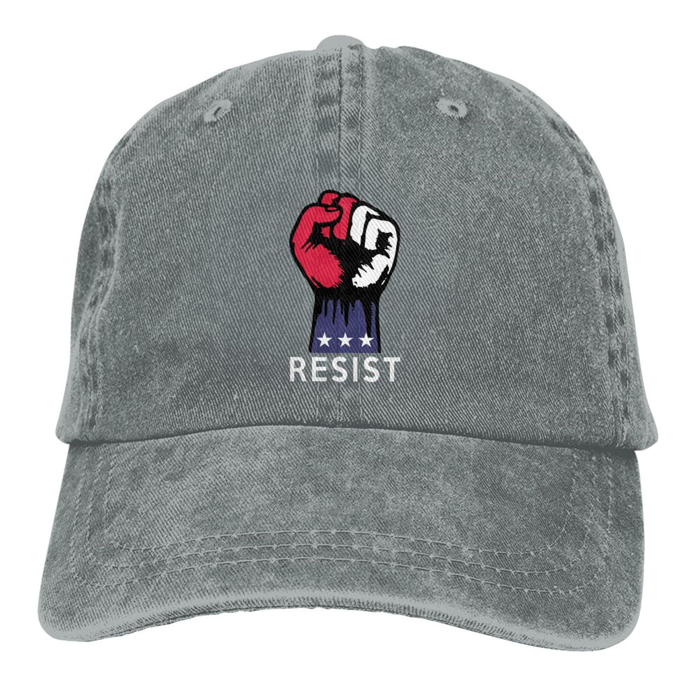 fwoeqiz Resist Fist cap top stitching highlights sturdy construction for daily wear