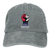 fwoeqiz Resist Fist cap top stitching highlights sturdy construction for daily wear