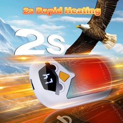 FYALLASO two-pack magnetic warmers snap together for shared warmth outdoors.