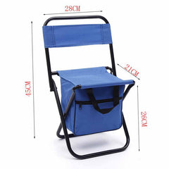 Fydun folding back chair with bag, portable and quick to carry.