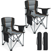 FZIFZI camping chair oversized unfolded with generous seating for full-body comfort.