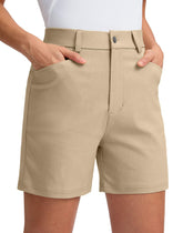 G Gradual 5in shorts front pocket closeup for easy on-course storage