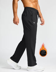 G Gradual fleece-lined pants side view with zip pocket for secure storage during workouts.