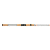 G. Loomis GCX LITE spinning rod close-up highlighting premium cork grip for comfort.