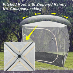 G2 GO2GETHER sports tent assembled setup demonstrates quick pop-up convenience for on-site setup.
