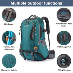 G4Free 50L hydration bladder slot supports on-the-go sipping.