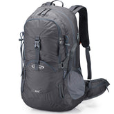 G4Free hiking backpack dark grey front view showing a spacious main compartment for gear