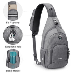G4Free RFID Sling Bag compact-size silhouette ideal for quick grab-and-go use.