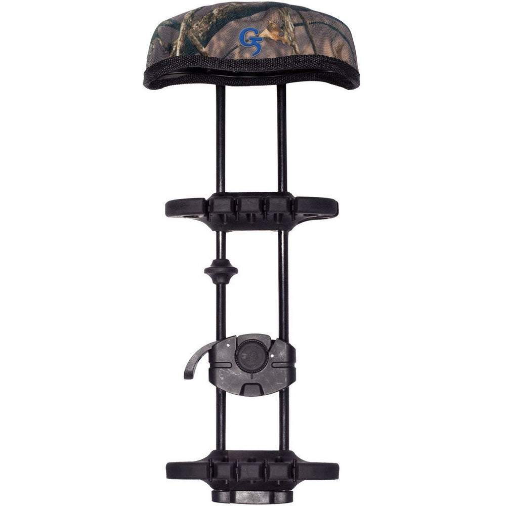G5 Head-Loc quiet 6-arrow quiver with Exo-Flex hood showing reduced noise during hunting.
