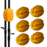 Gaderth 6pc rod holder straps keep rods securely aligned for tidy storage.