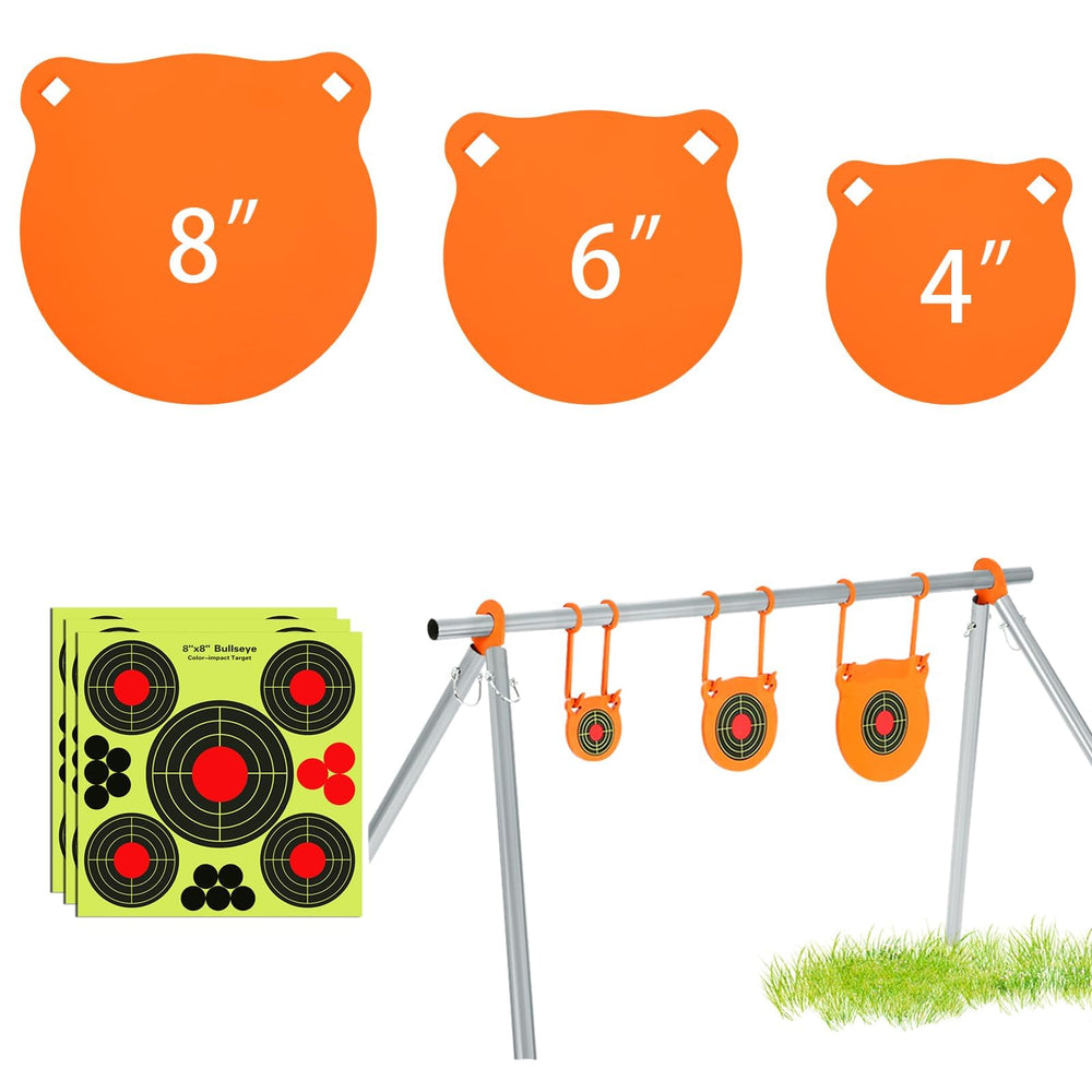 GADFISH AR500 gong target 3/8-inch steel for durable outdoor practice.