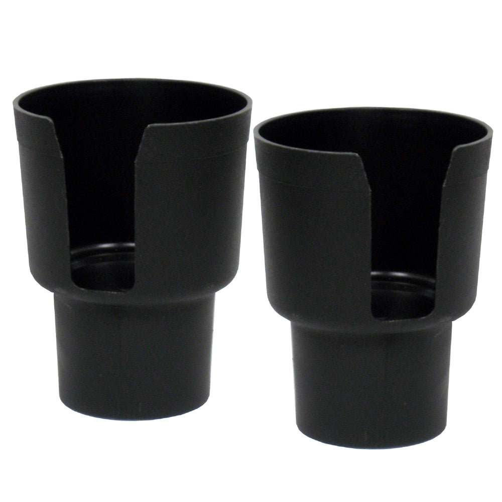 Gadjit Cup Keeper 2-Pack in use expands car cup holders for mugs.