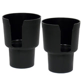Gadjit Cup Keeper 2-Pack in use expands car cup holders for mugs.