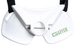 GAFFER SPORTFISHING stainless steel gimbal with pin secures rods for confident casts.