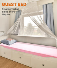 Gaialoop memory foam camping mat in tent for comfortable outdoor nights.