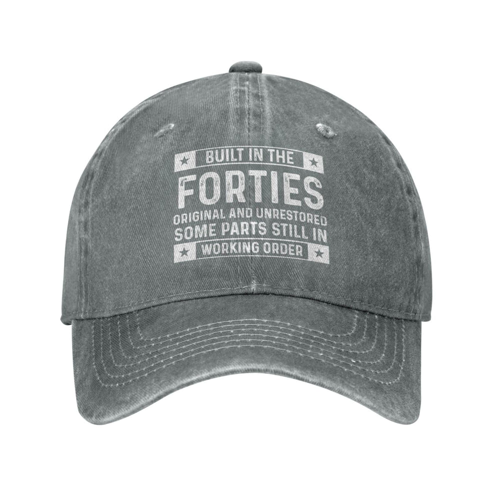 Galagro built-in forties hat front view, vintage-inspired daily wear